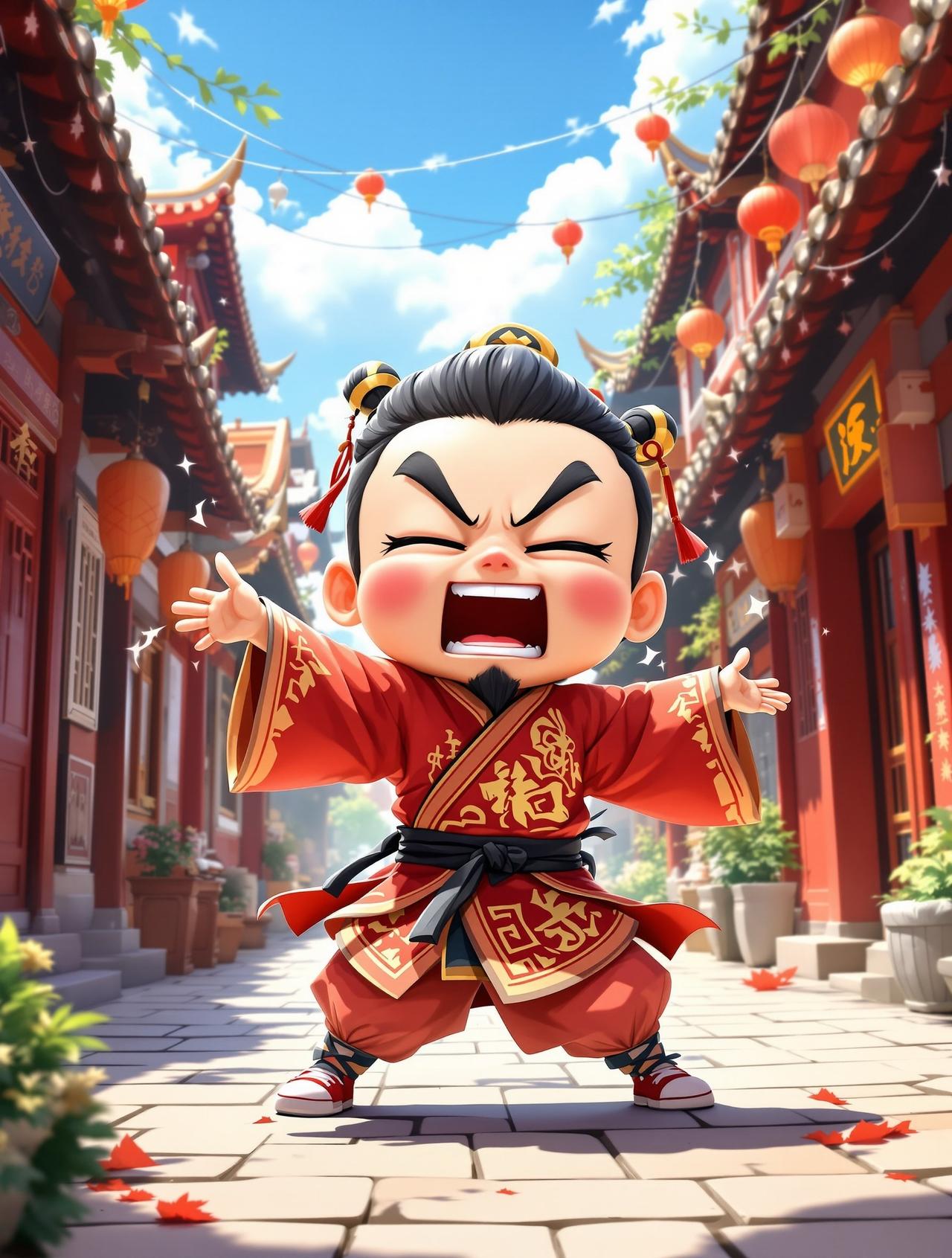 红果短句 - 笑闹江湖